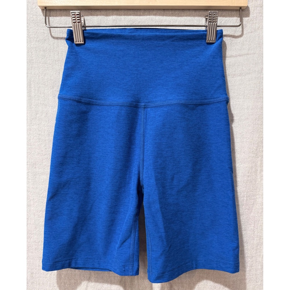 Beyond Yoga Cobalt Blue High-Waist Bike Shorts